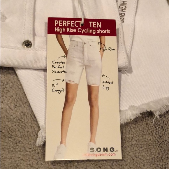 SONG Perfect Ten HighRise Stretch Jean Cycle Short - Picture 5 of 7